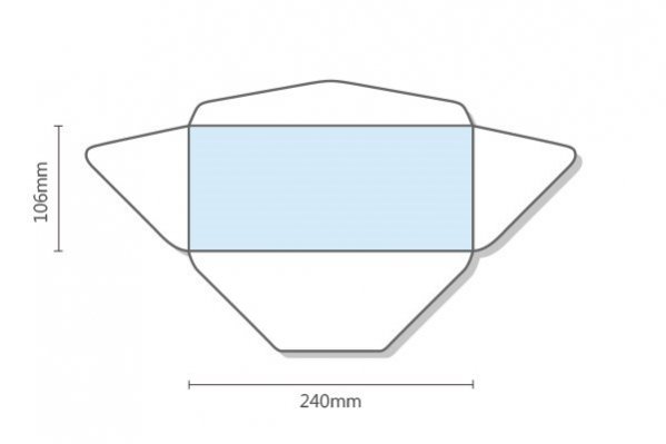 美式信封8K 240 x 106mm