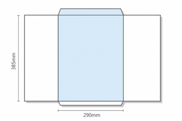 單色信封-公文封4K 290 x 385mm