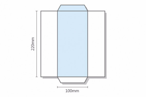 中式信封15K 100 x 220mm